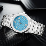 2024  New Fashion mechanical Watch Business Top Luxury Brand Watches Stainless Steel Waterproof Luminous Wristwatc