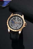 AIRRIT Business Casual Waterproof Men's Watch Leather Fashion Mechanical Watch