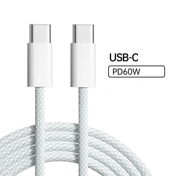 USB Type C Charging Cable Wire Cord foriPhone 15 Extra Length Data Line for Mobile Phone Usb C Cable